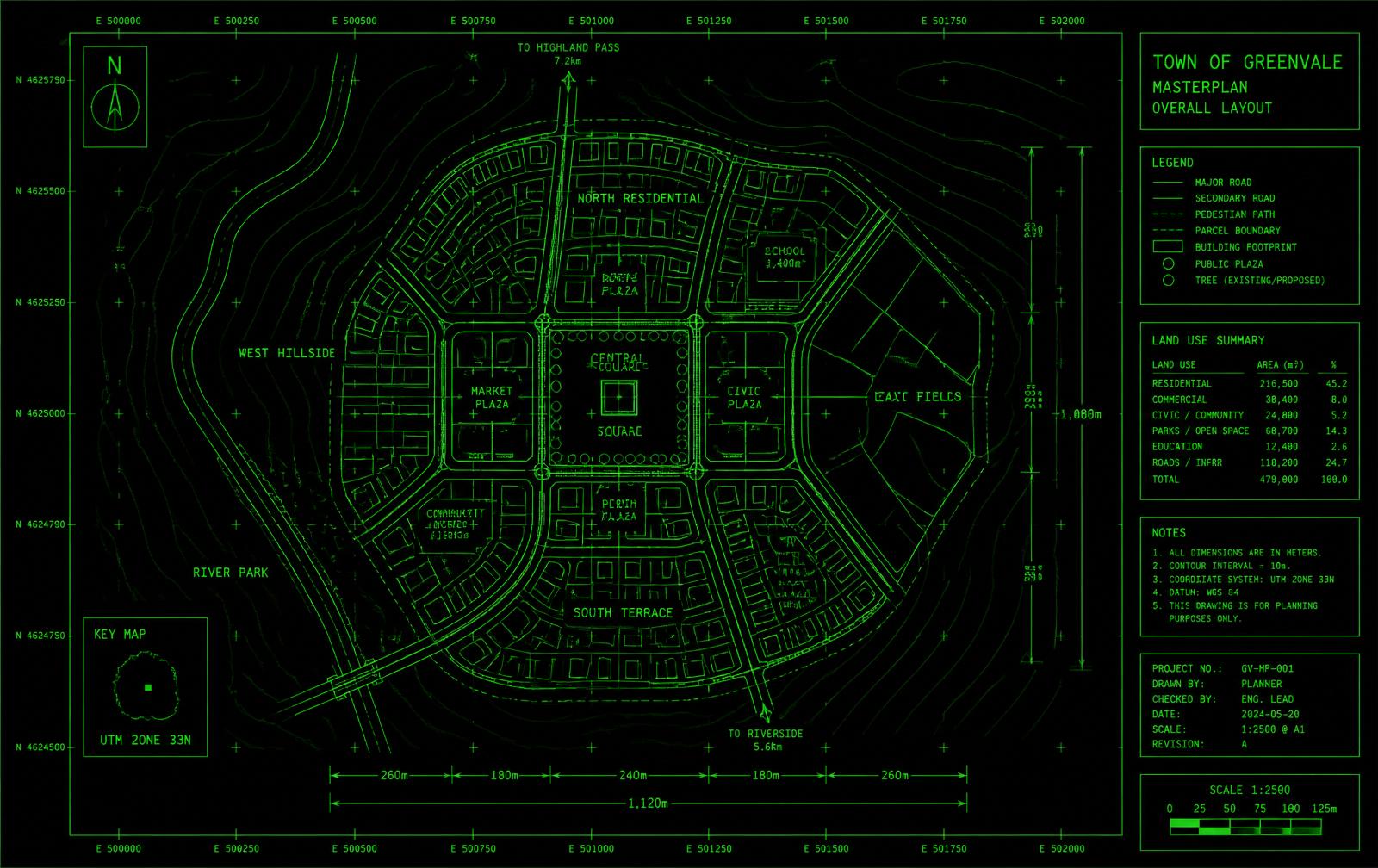 Reference masterplan blueprint
